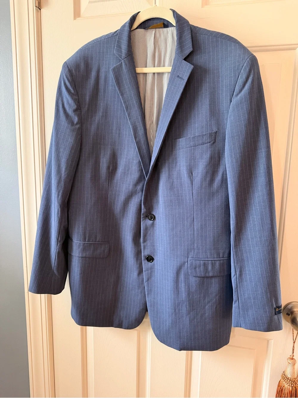 Brooks Brothers Blue Pinstripe Blazer